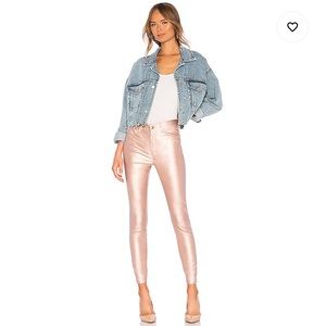 Free People Long & Lean Vegan Leggings Rose Sz 31